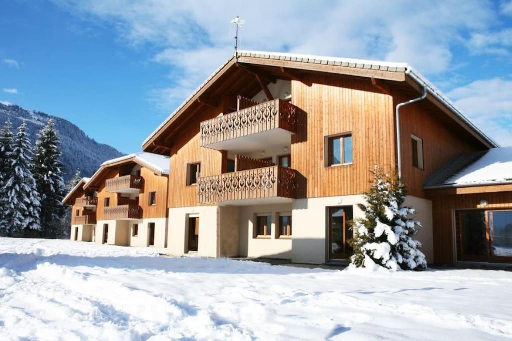 Appartement Rez-De-Chaussee, Cosy T3 4 A 6 Pers Avec Piscines Interieure & Exterieure A Samoens En Haute-Savoie Kültér fotó